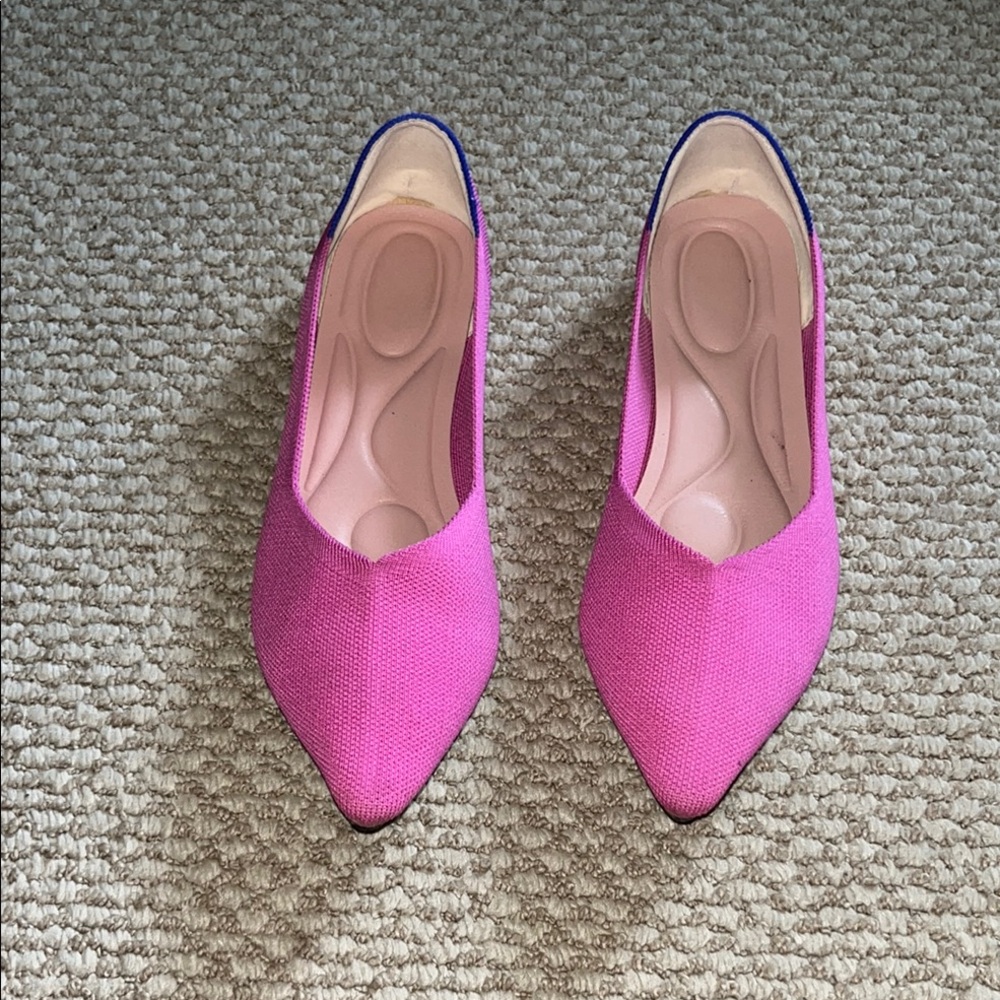 Stylish bright Pink Women's Shoes pointed sz 41 US 10